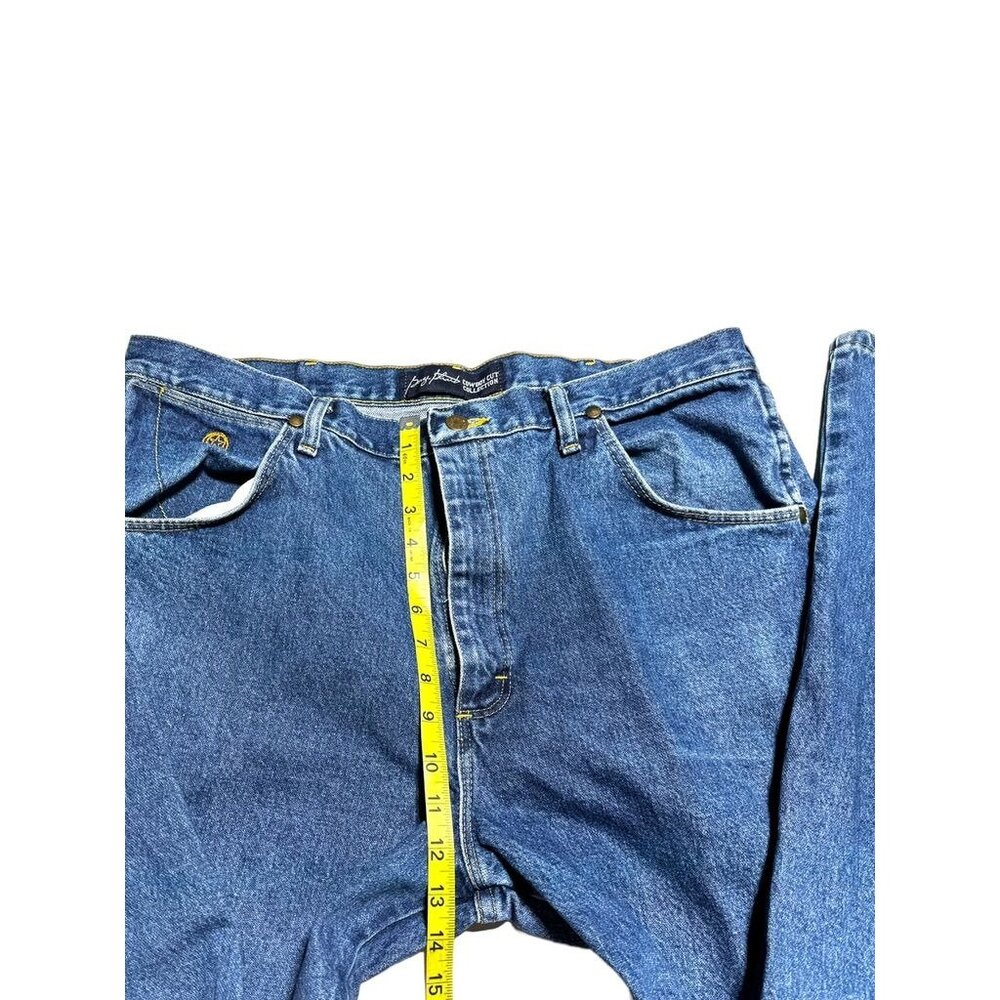 George Straight Cowboy Cut Jeans Blue Size 38 x 30 - Picture 6 of 10